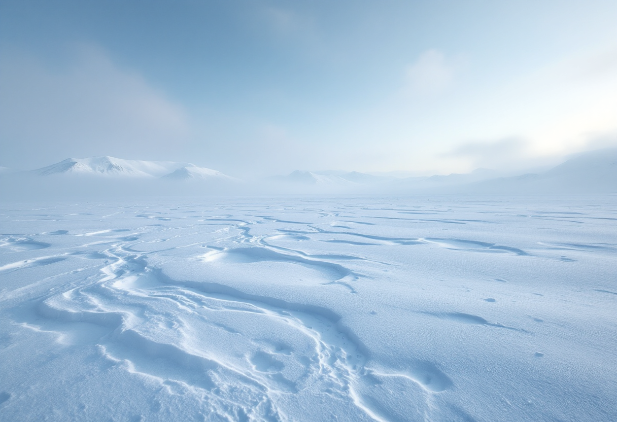 Atleta groenlandese in azione nel biathlon