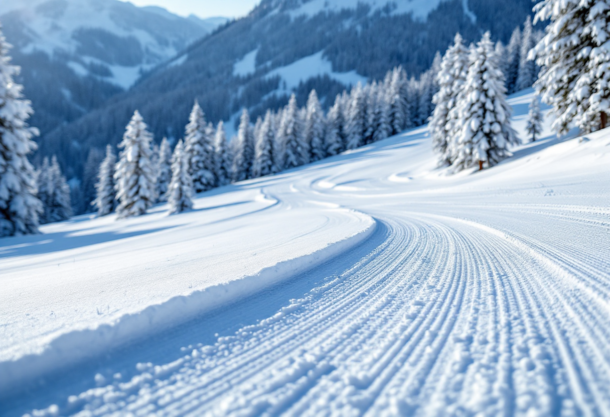 Atleti italiani si preparano per i mondiali junior di sci alpino