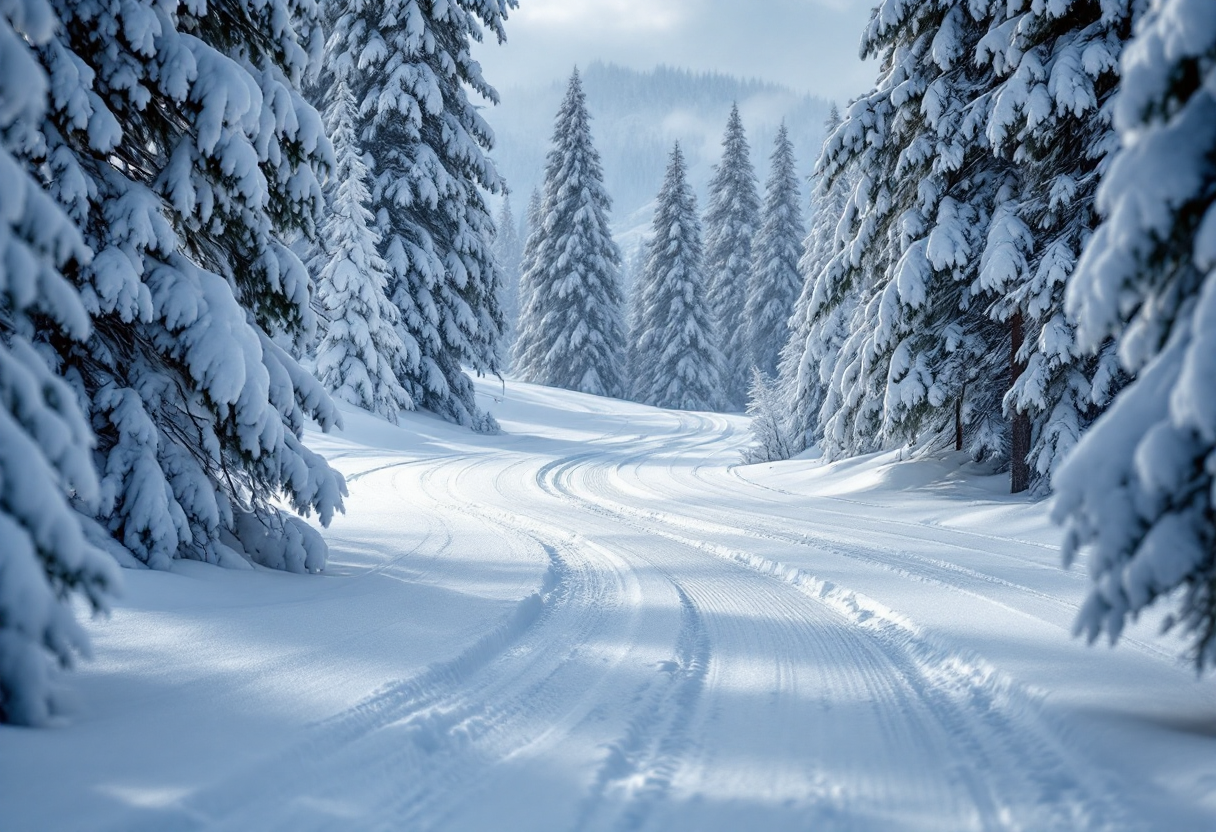 Johannes Klæbo in azione durante la Coppa del Mondo