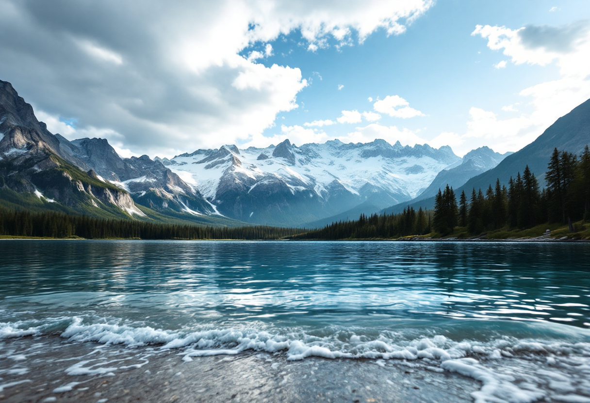 Vista panoramica dei laghi del Trentino-Alto Adige