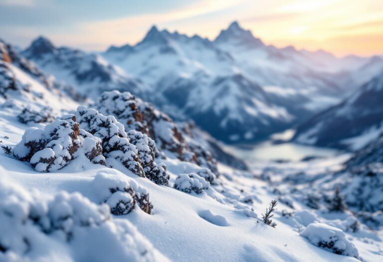 Leonardo D’Incà in azione sulle piste da sci alpino