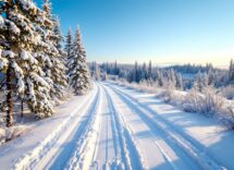 Atleti in azione durante il Mondiale Junior di sci di fondo