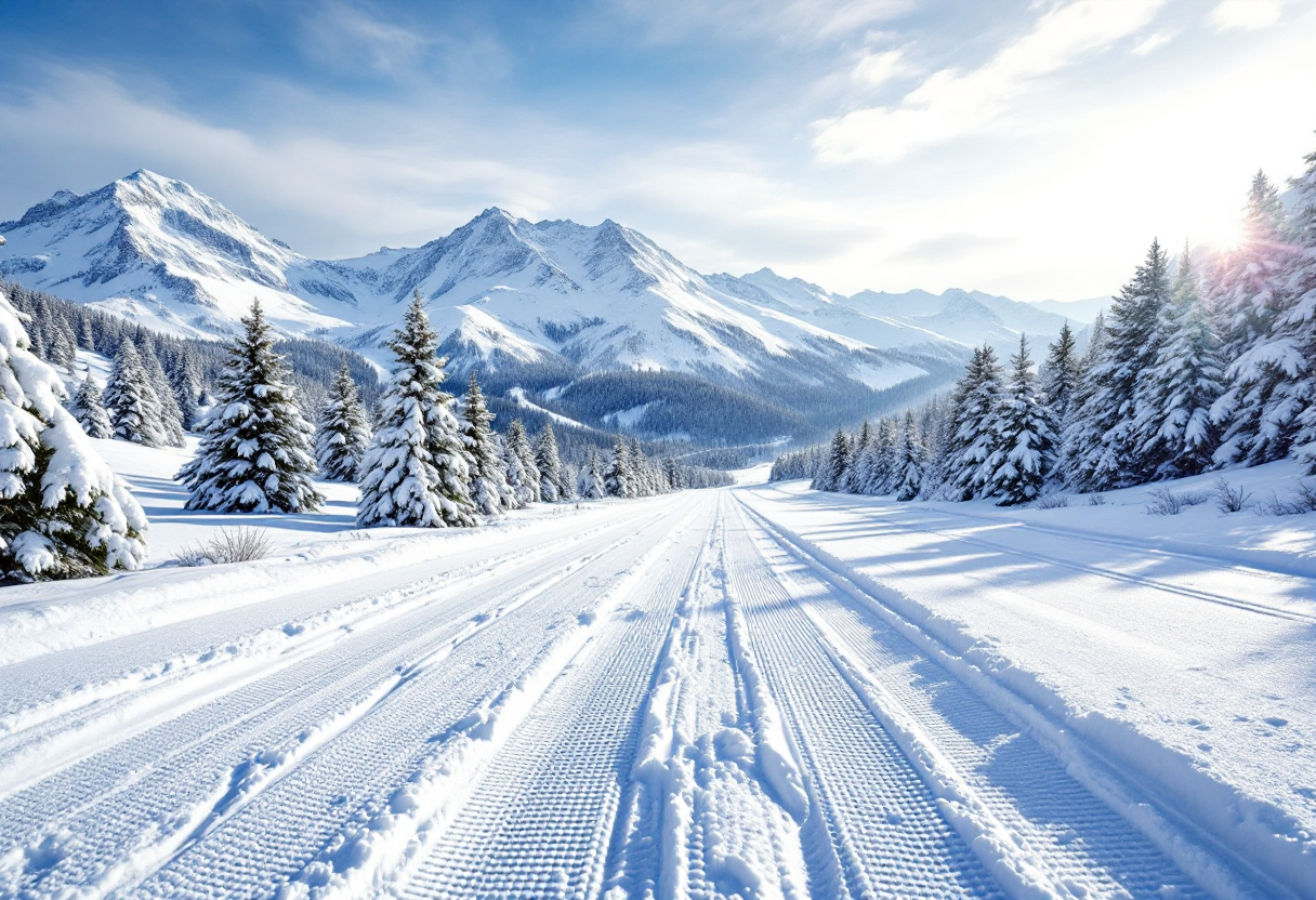Olli Hiidensalo in azione durante una gara di biathlon