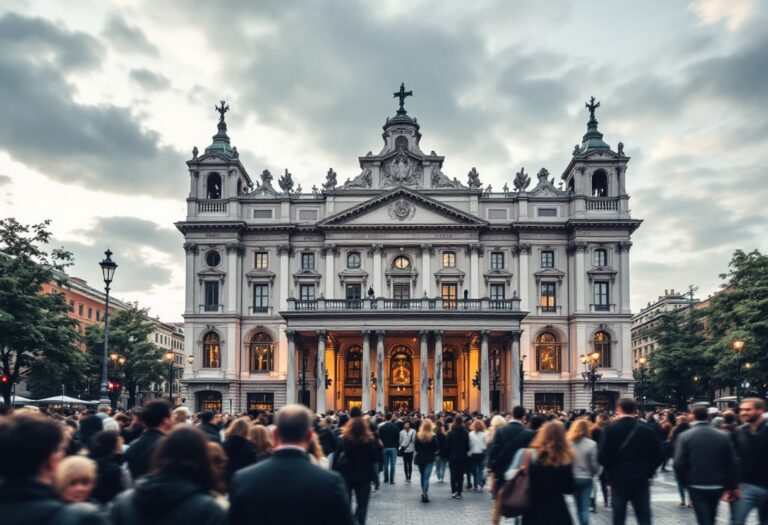 Vista del Palavela di Torino durante eventi sportivi invernali