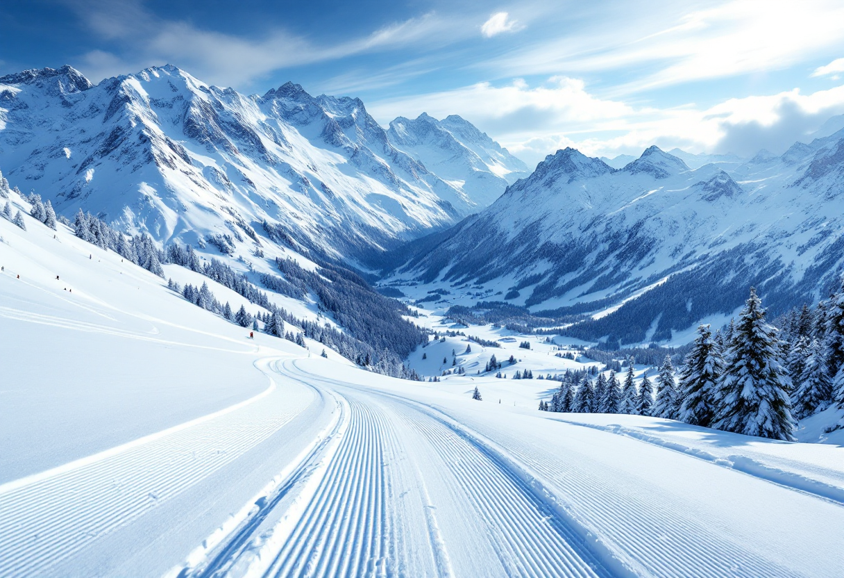 Petter Northug durante una gara di sci di fondo