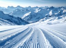 Atleti in azione ai mondiali di sci alpino a Saalbach