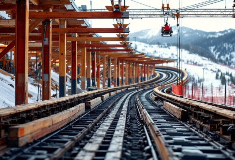 Immagine del sabotaggio della pista di bob a Cortina