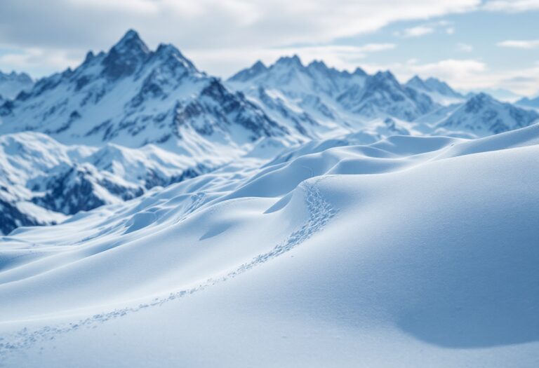 Atleta in azione durante una gara di snowboard cross