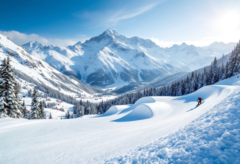 Atleta in azione durante una gara di snowboard cross in Sicilia