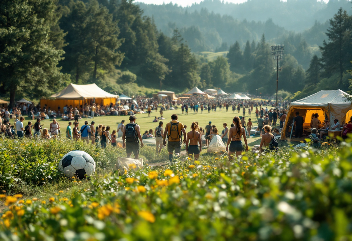 Immagine che rappresenta la sostenibilità nello sport con logo FIS