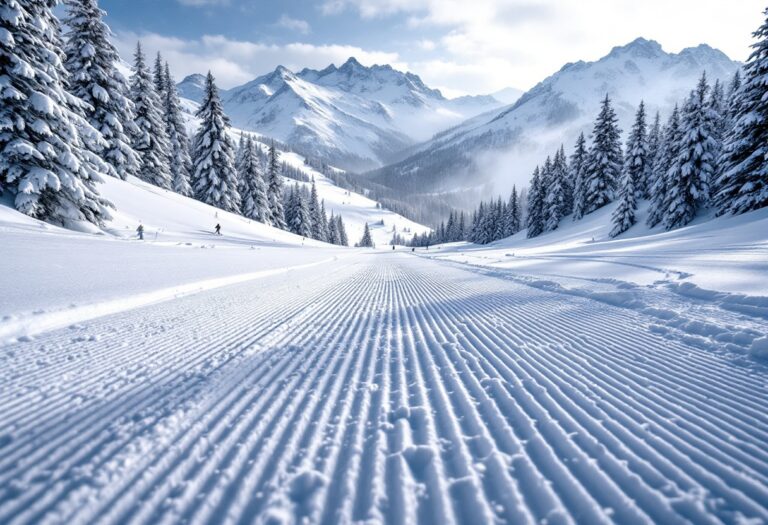 Atleti in azione durante una giornata di sport invernali a Cortina