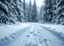 Tommaso Giacomel in azione durante una gara di biathlon