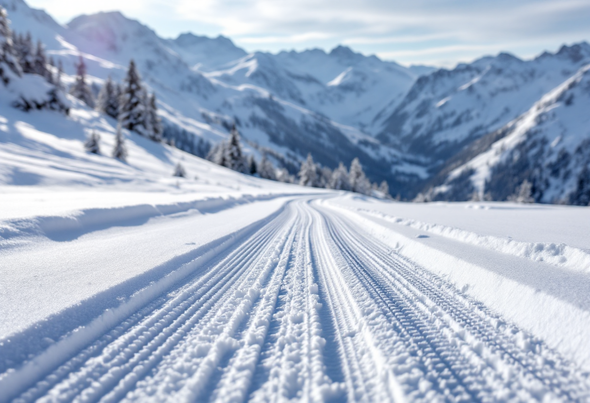 Atleti francesi festeggiano la vittoria nel biathlon a Lenzerheide