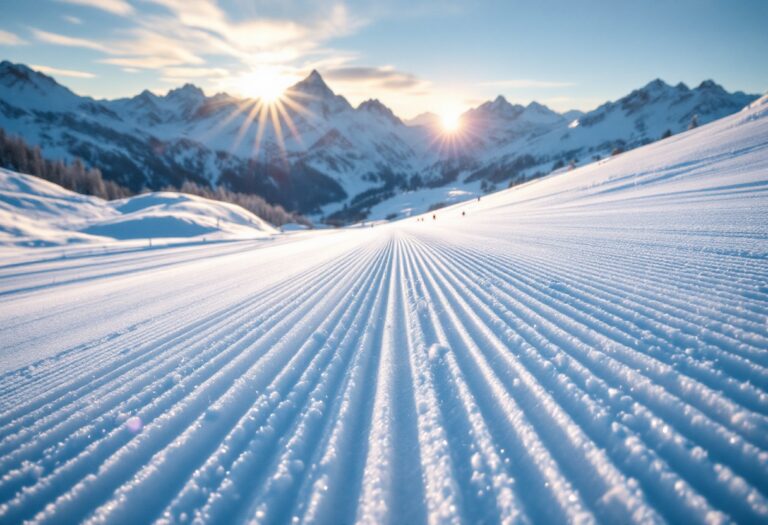 Beatrice Laurent durante la mass start di 20 km a Dobbiaco