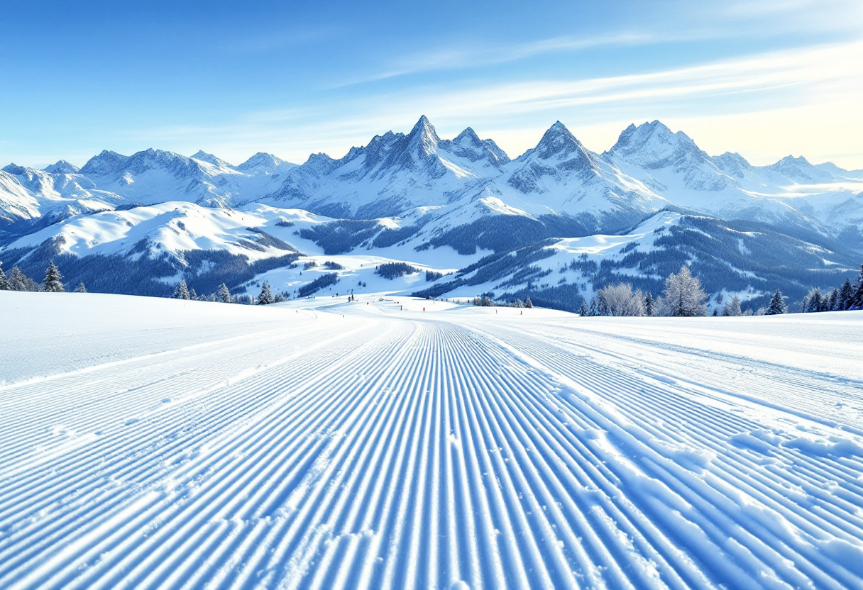 Beatrice Laurent durante la mass start di 20 km in Italia