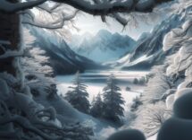 Atleti in azione nella combinata nordica