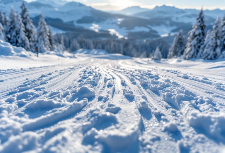 Atleti in azione durante il snowboard cross a Idre Fjäll