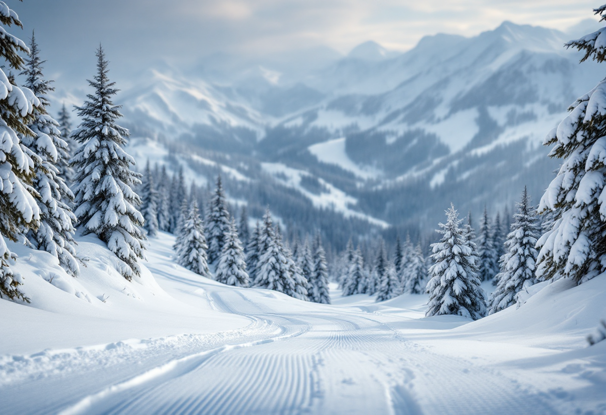 Emil Iversen in azione durante una gara di sci di fondo
