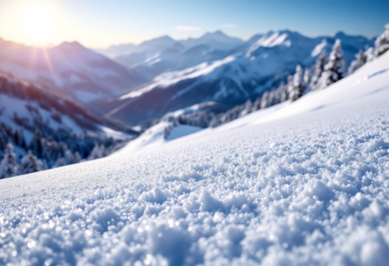 Sciatori in volo sul trampolino di Planica