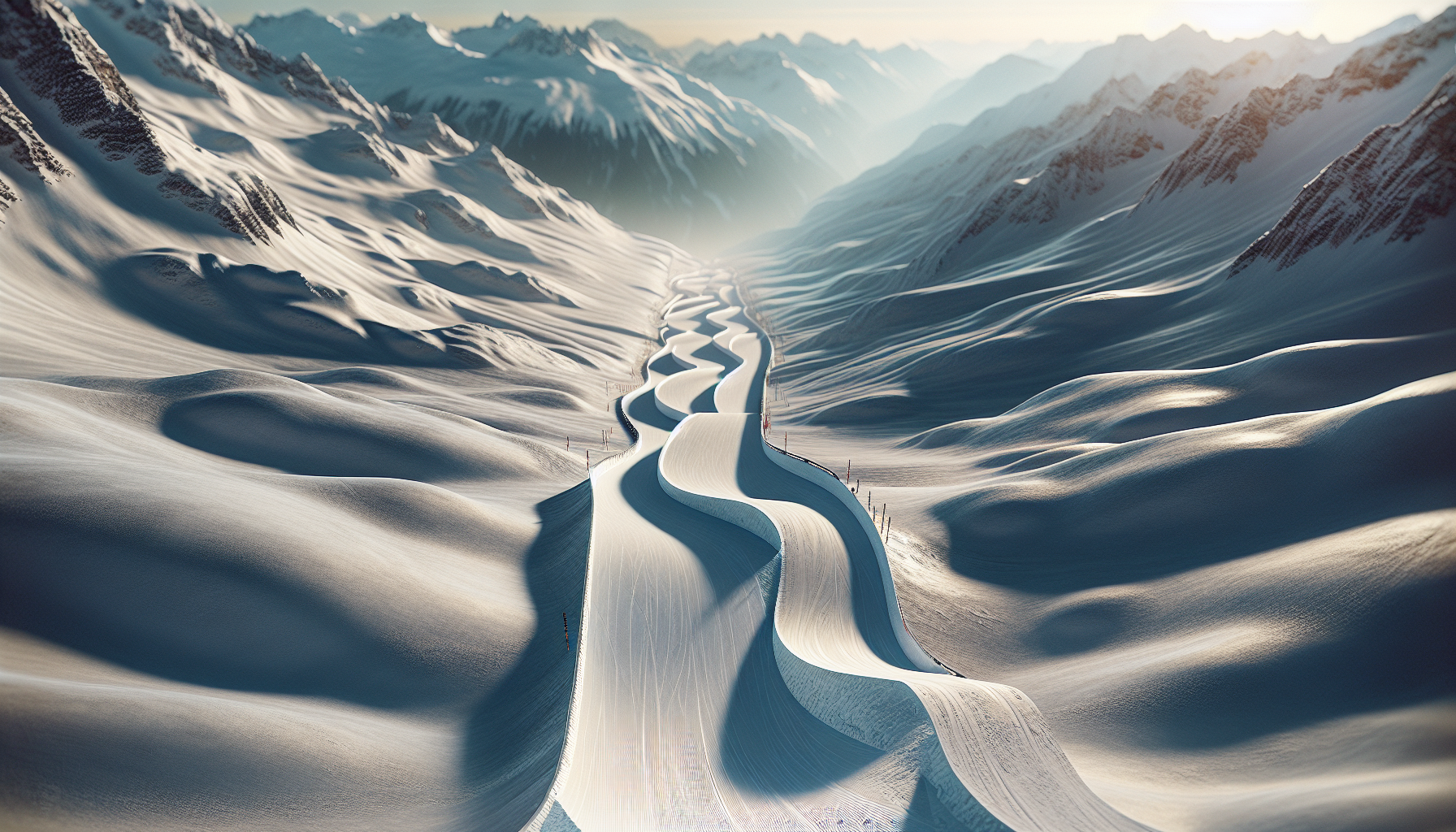 Atleti in azione durante una gara di snowboard cross