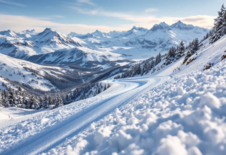 Atleta in azione durante una gara di snowboard cross
