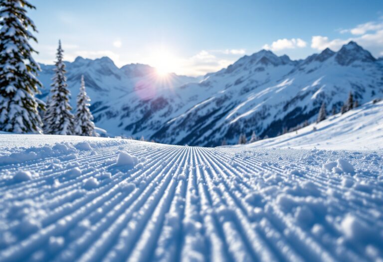 Sciatori in un evento vintage di slalom e gigante