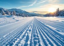 Federico Pellegrino festeggia il podio nella sprint a Lahti