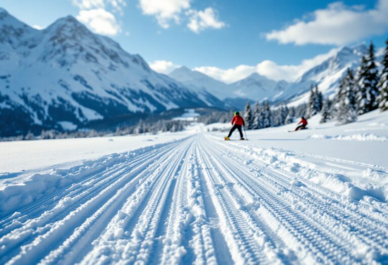Atleti in azione durante una gara di biathlon in Francia
