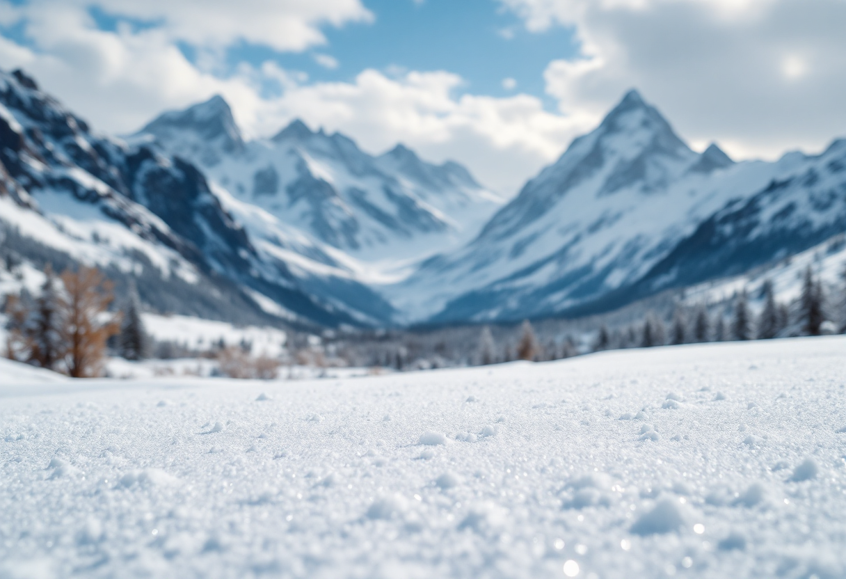 Sciatori in azione durante il finale di stagione a Dobbiaco