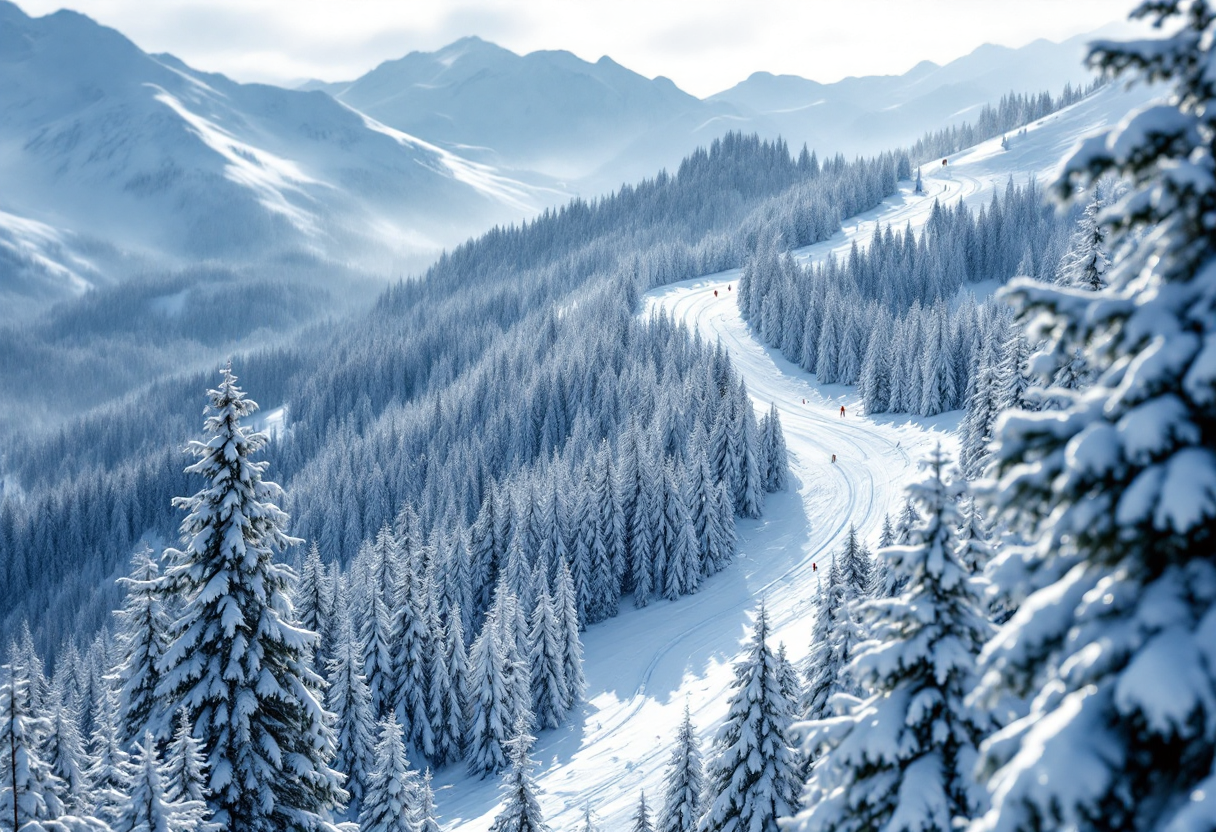 Loic Meillard festeggia la vittoria a Sun Valley