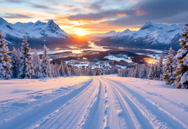 Nika Prevc durante il salto ai mondiali di Trondheim