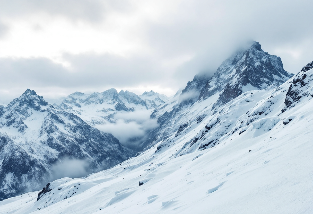 Atleti norvegesi in competizione durante i campionati di fondo