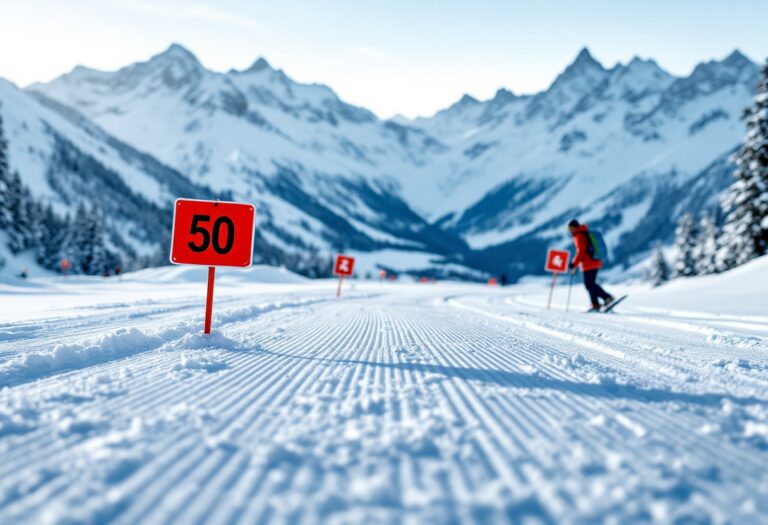 Atleti svizzeri in azione durante una gara di biathlon