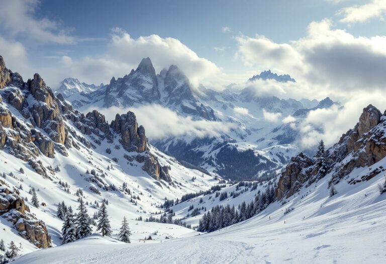 Sciatori in azione alla Südtirol Gardenissima