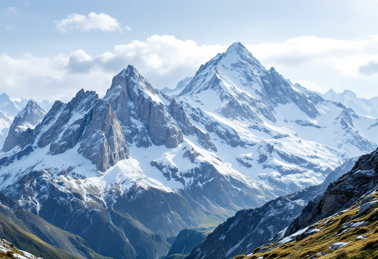 Sciatori in azione al Trofeo delle Cinque Nazioni