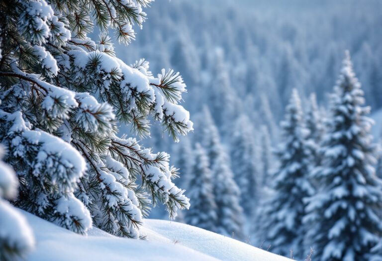 Atleta in azione durante una gara di biathlon