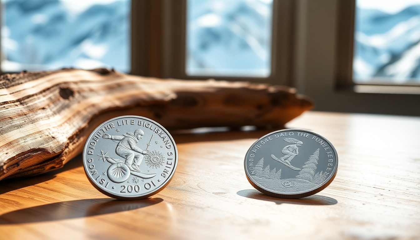 monete olimpiche nuove emissioni per snowboard e salto con gli sci 1744887236