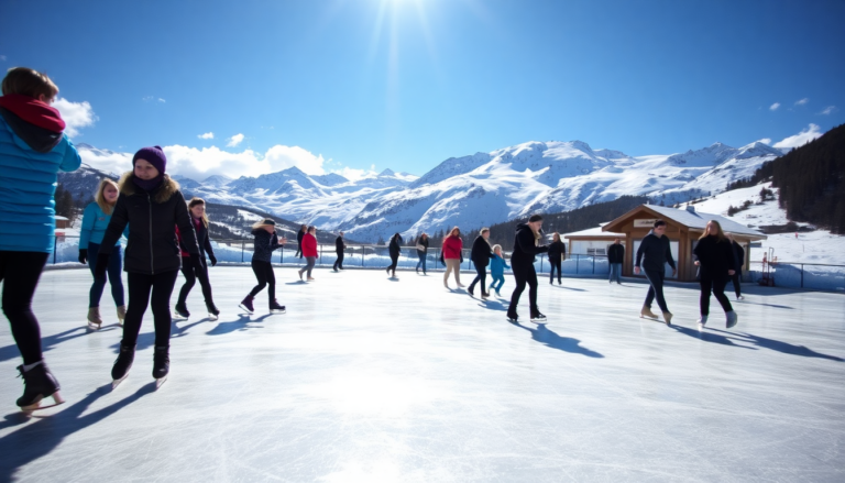 pattinaggio sul ghiaccio divertimento allaperto al residence k2 1744888709