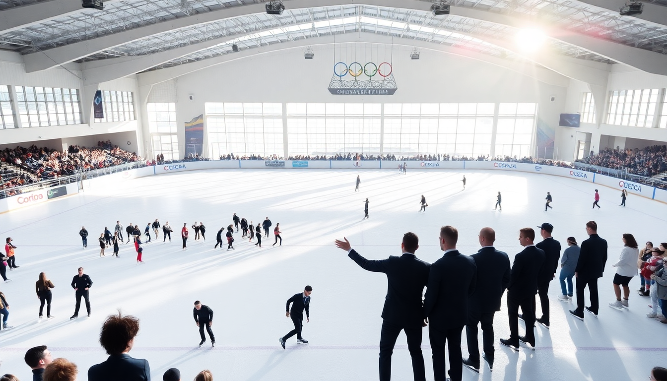 pista di ghiaccio olimpica pattinaggio e sport invernali 1744273305