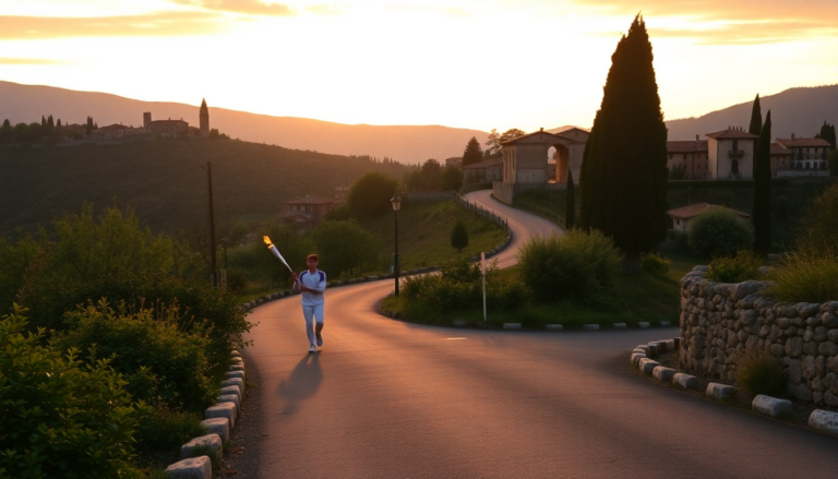 la fiamma olimpica attraversa litalia un viaggio di valori e unita 1748456903