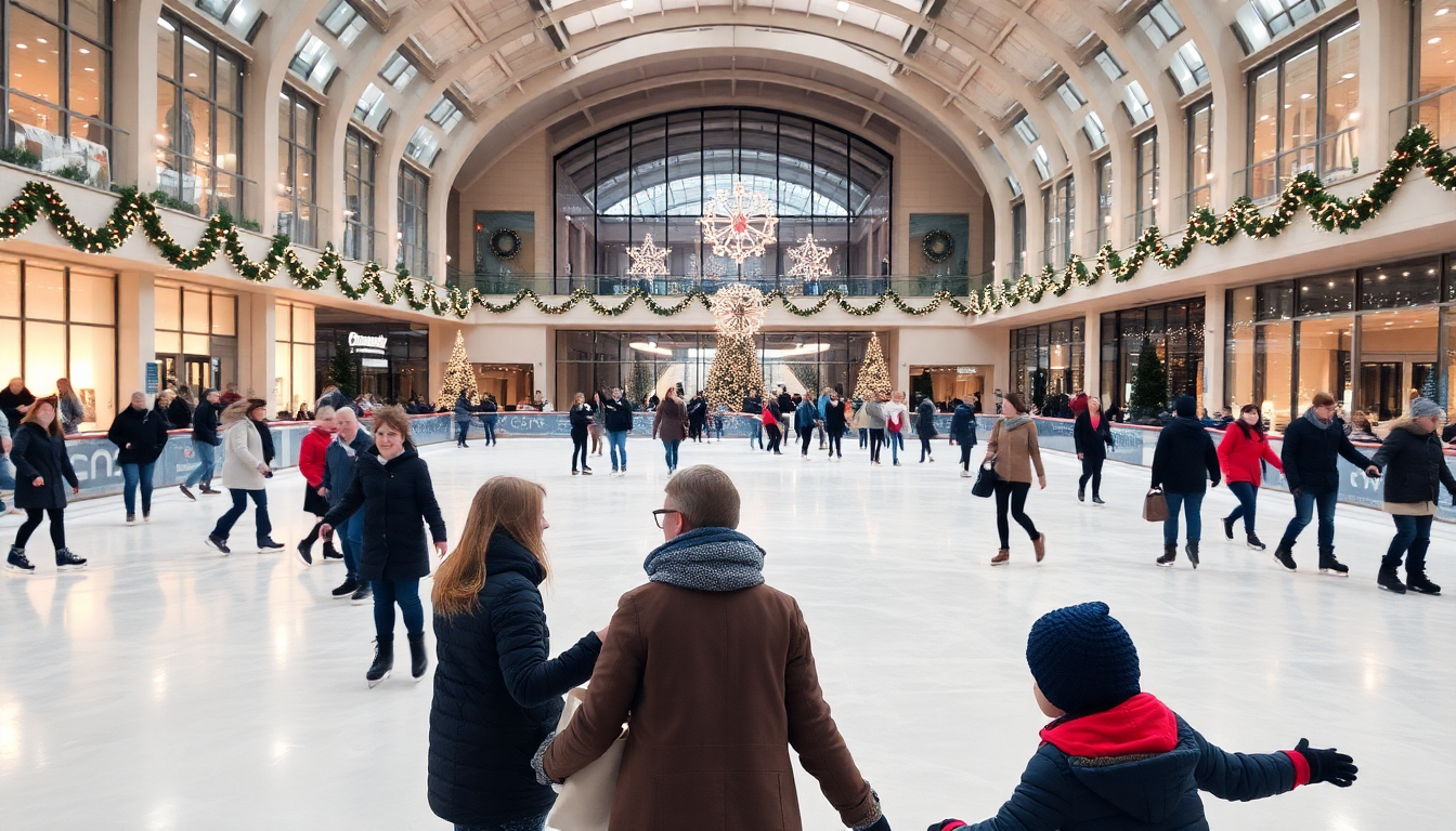 apre la pista di pattinaggio su ghiaccio al centro commerciale di arese 1749093513