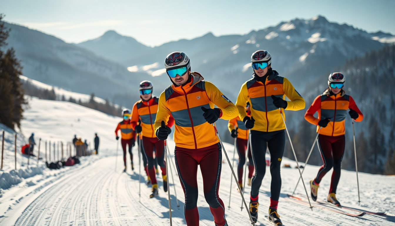 gli allenamenti della nazionale di combinata nordica in vista delle olimpiadi 1748974104