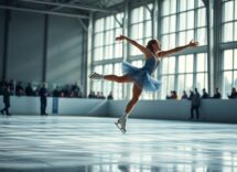 pattinaggio su ghiaccio larte e lo sport che si incontrano sul ghiaccio python 1759120356