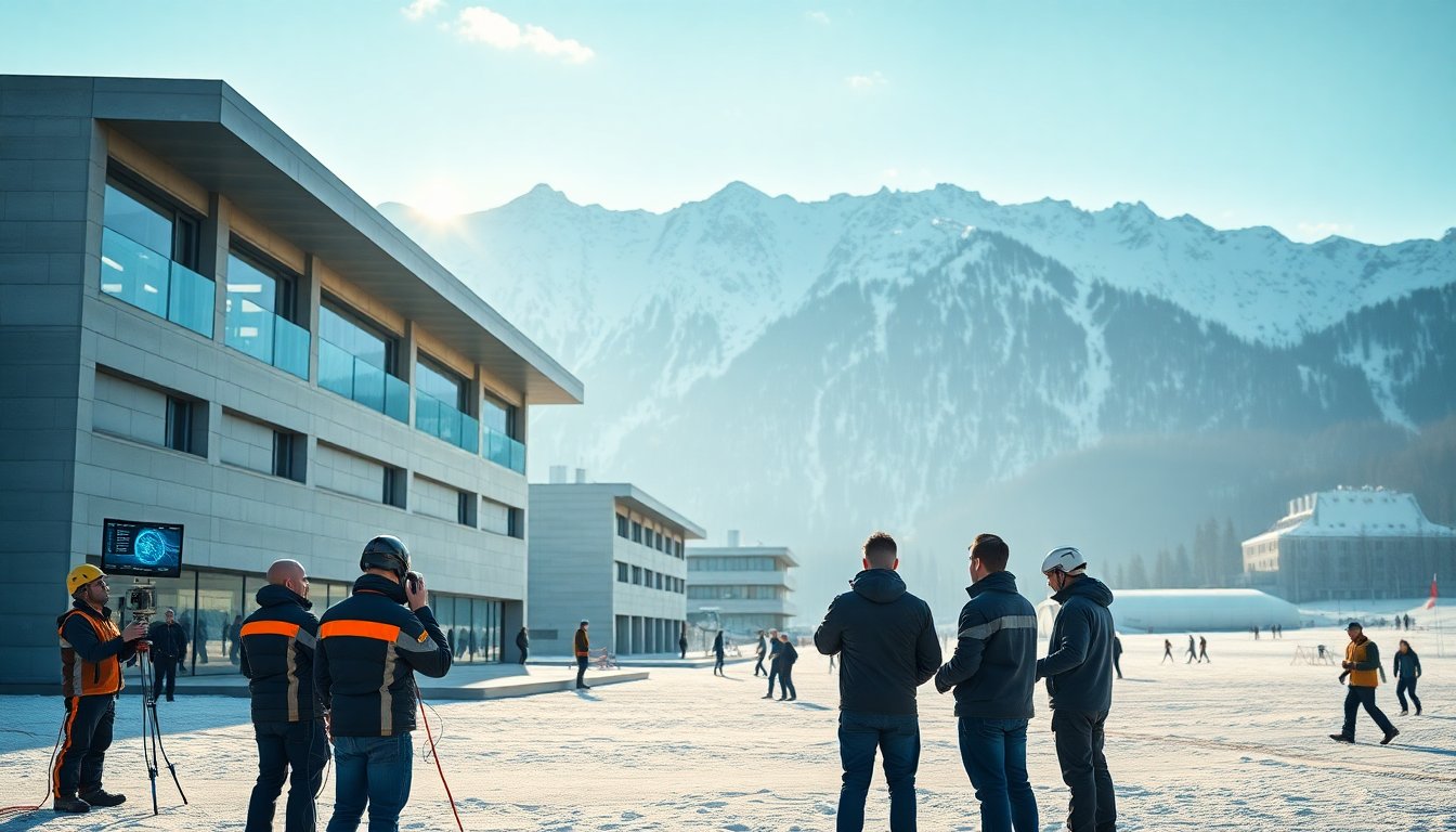cortina 2026 collaudi funzionali del villaggio olimpico per le olimpiadi 1762828669