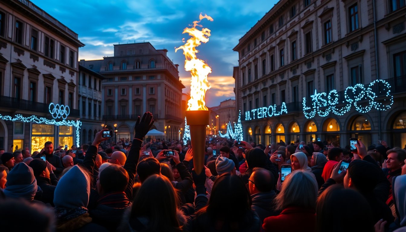 la fiamma olimpica arriva a empoli un evento storico da non perdere 1764415593
