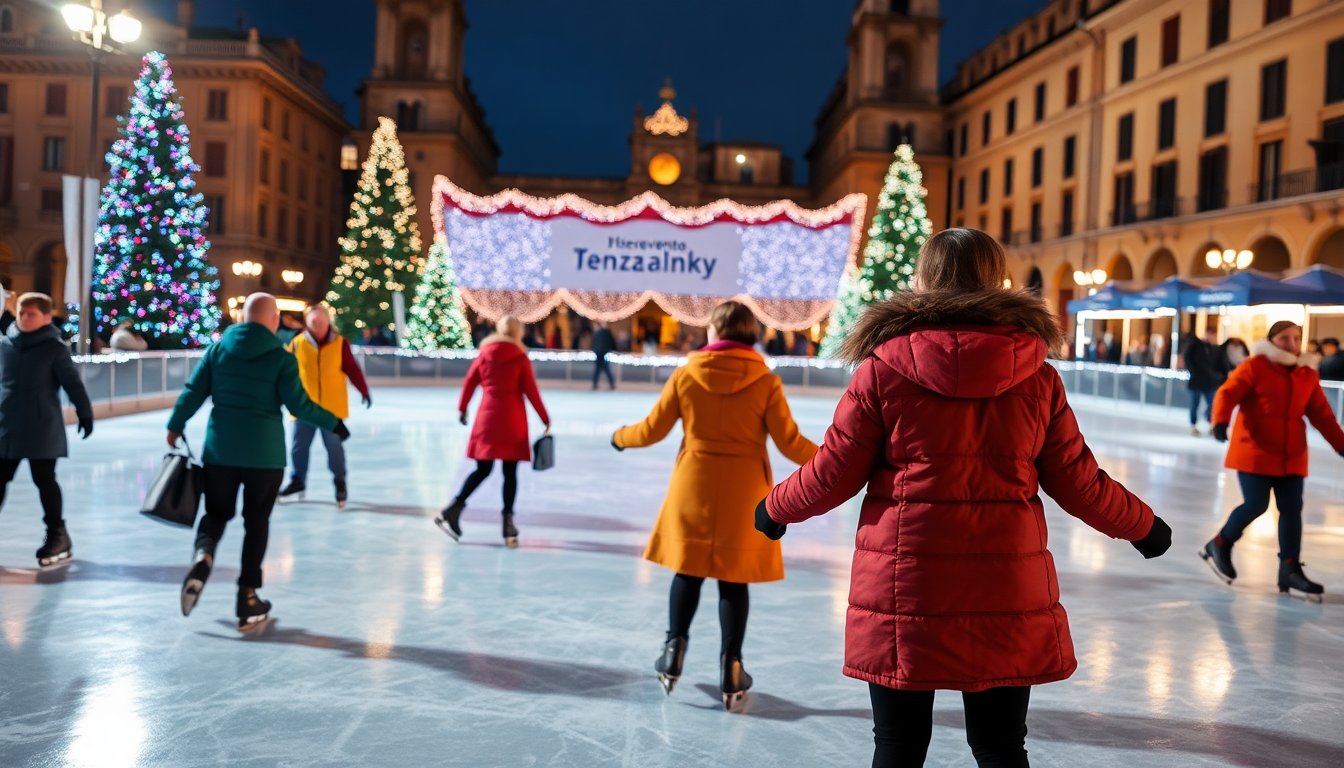 ritornano le magie delle feste la pista di pattinaggio di benevento riapre 1762817824