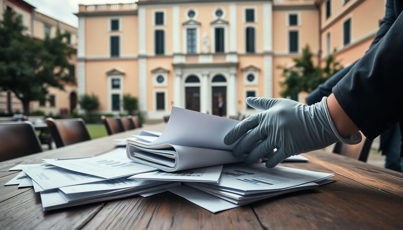 Sparizione di fondi pubblici: un’inchiesta su un comune italiano