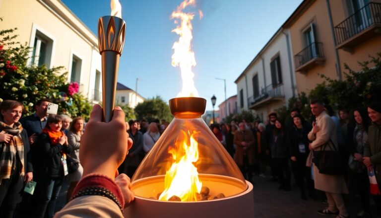 accensione della fiamma olimpica a napoli simbolo di rinascita e speranza 1766857281