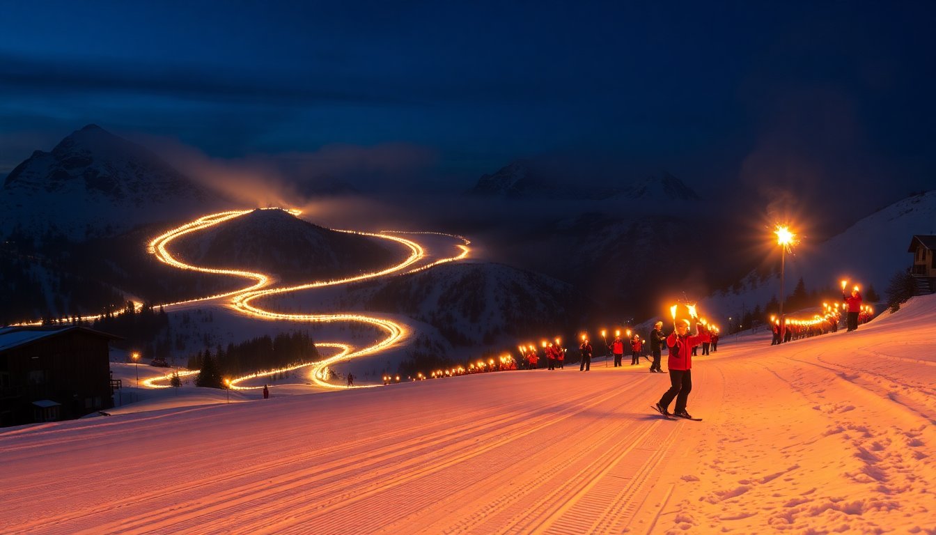 capodanno a sansicario vivi la magia della fiaccolata dei maestri di sci 1767165349