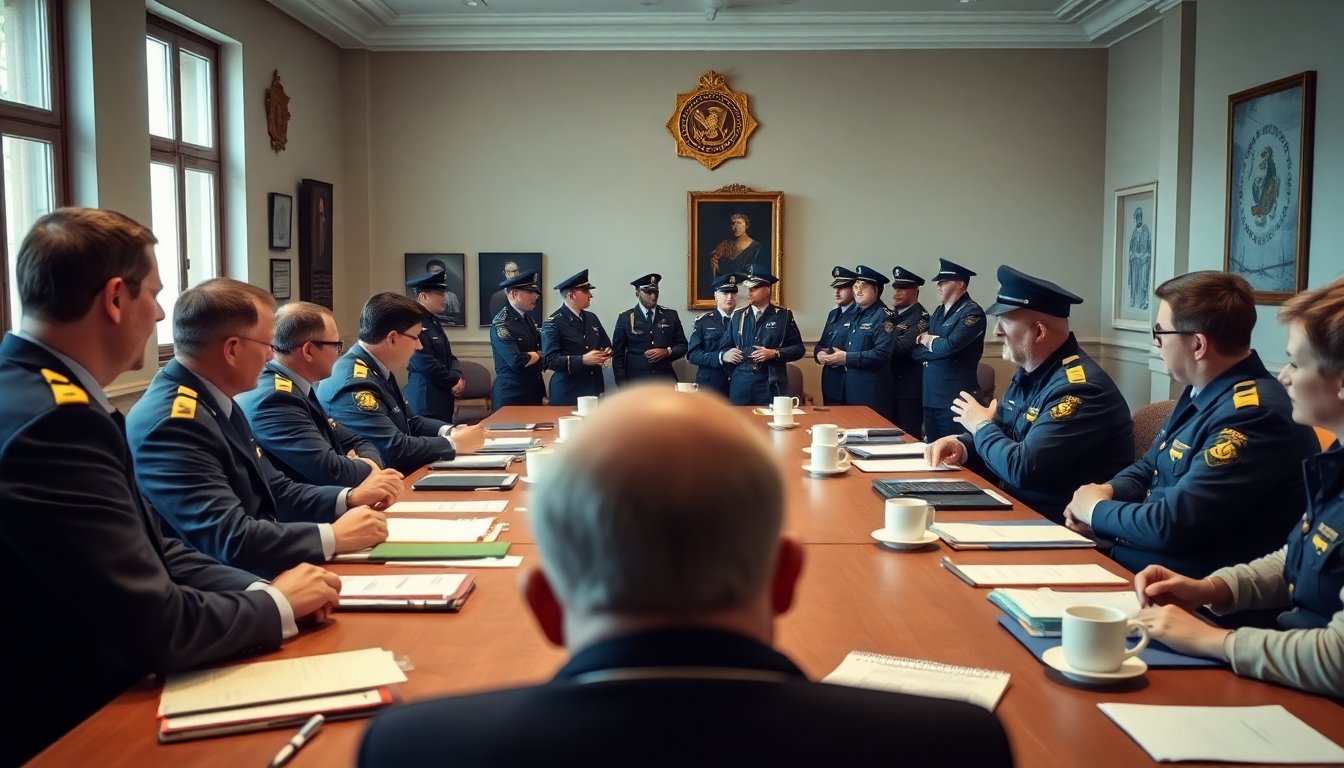 incontro di coordinamento tra autorita di polizia e ministero dellinterno rafforzare la sicurezza nazionale 1766084147